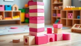 Rosa Turm von Montessori